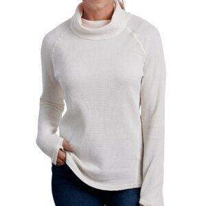 Kuhl Women's Long Sleeve Cream Thermal Turtleneck